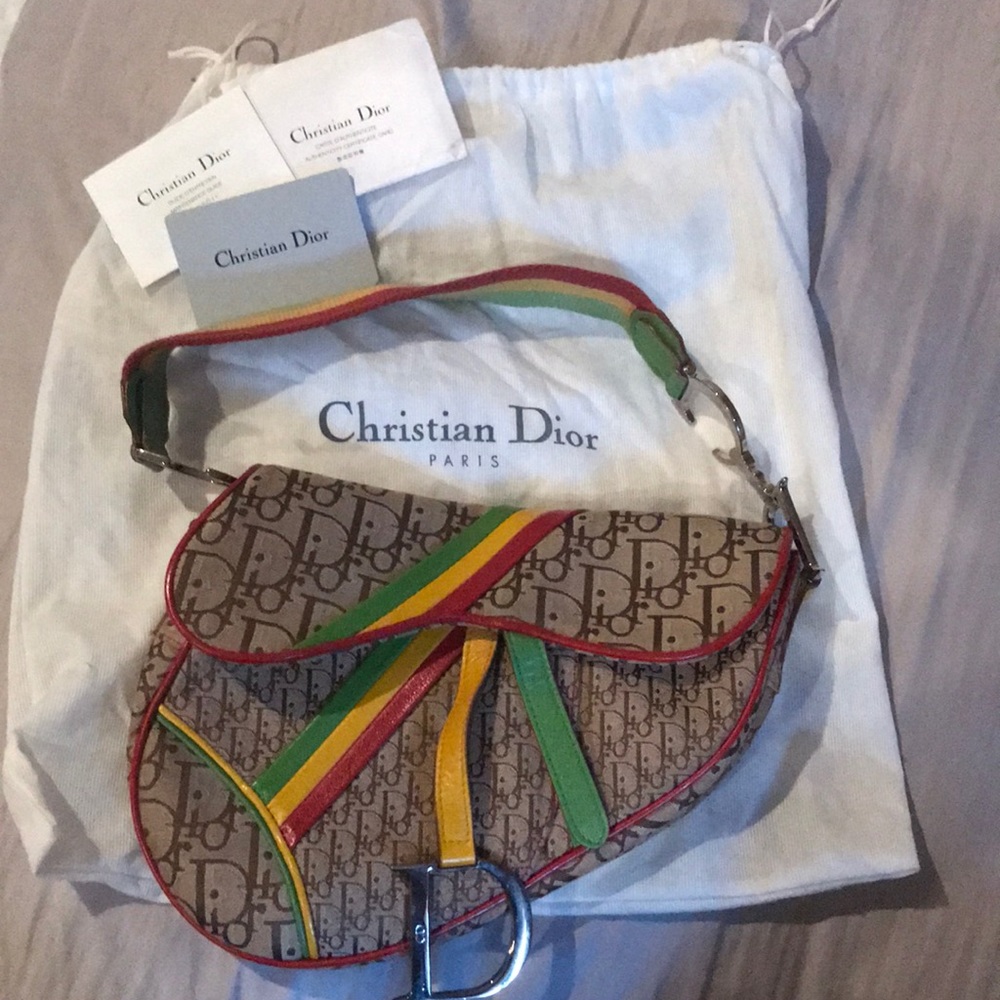 Authentic Christian Dior Saddle bag